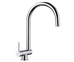 Blanco Coressa-F 521544 Eenhendel Keukenmengkraan Voor Raammontage Hendel Links Chroom