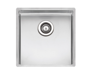 Reginox New York 40 x 40 KG-CC R34859 Enkele Keukenspoelbak RVS Onderbouw - Vlakbouw - Opbouw