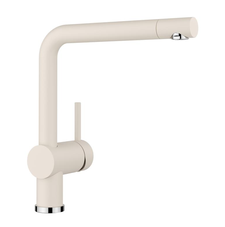 1 Blanco Linus 526961 Eenhendel Keukenmengkraan Silgranit Zacht Wit