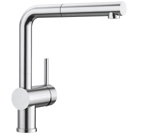 Blanco Linus-S 526242 Eenhendel Keukenmengkraan PVD Steel Met Uittrekbare Handdouche