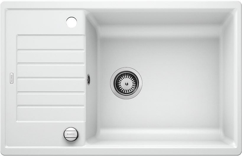 1-174-1.jpg Blanco Zia XL 6 S Compact 523267 Keukenspoelbak Silgranit Wit Inclusief Draaiknopbediening Omkeerbaar Opbouw