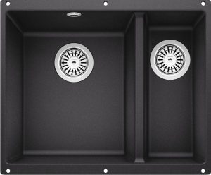 Blanco Rotan 340/160-U 523077 Keukenspoelbak Links Silgranit Antraciet Onderbouw