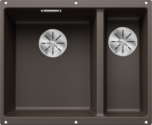 Blanco Subline 340/160-U 523557 Anderhalve Keukenspoelbak Links Silgranit Café Onderbouw