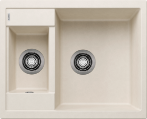 Blanco Metra 6 527113 Anderhalve Keukenspoelbak Silgranit Zacht Wit Omkeerbaar Opbouw