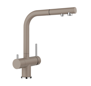 Blanco Fontas-S II 525206 Eenhendel Keukenmengkraan Silgranit Tartufo Met Uittrekbare Handdouche Zonder Filtersysteem Inbegrepen