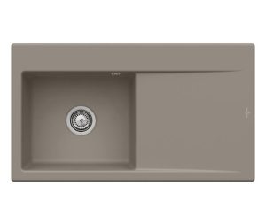 Villeroy & Boch Subway Style 50 Keukenspoelbak Links Keramiek Timber Opbouw