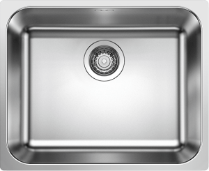 Blanco Supra 500-IF R12 526351 Enkele Keukenspoelbak RVS Vlakbouw Of Opbouw