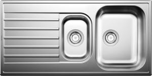 Blanco Livit II 6 S 526623 Anderhalve Keukenspoelbak RVS Omkeerbaar Opbouw