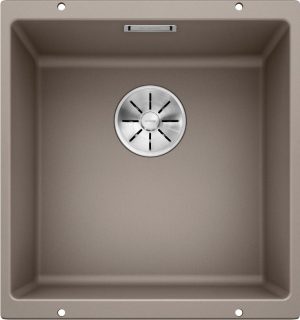 Blanco Subline 400-U 523429 Enkele Keukenspoelbak Silgranit Tartufo Onderbouw
