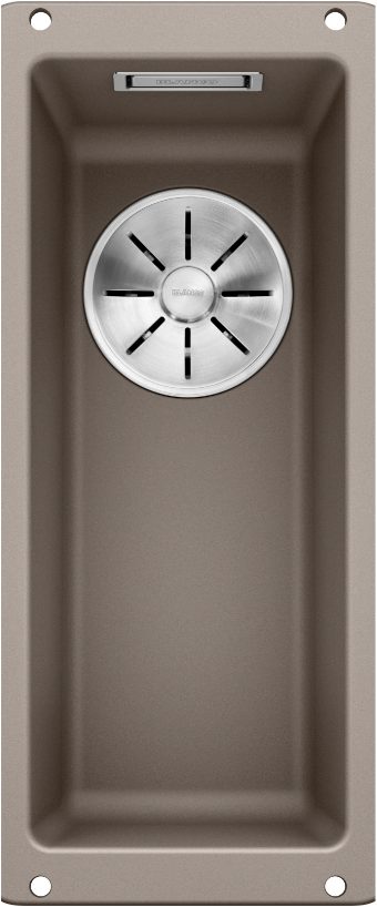 1-782.jpg Blanco Subline 160-U 523403 Enkele Keukenspoelbak Silgranit Tartufo Onderbouw