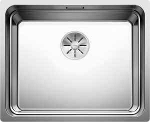 Blanco Etagon 500-IF 521840 Enkele Keukenspoelbak RVS Inclusief Rails Vlakbouw Of Opbouw