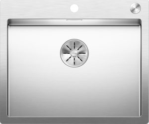 Blanco Claron 550-IF/A 521639 Enkele Keukenspoelbak RVS Inclusief PushControl Bediening Vlakbouw Of Opbouw