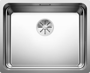 Blanco Etagon 500-U 521841 Enkele Keukenspoelbak RVS Inclusief Rails Onderbouw