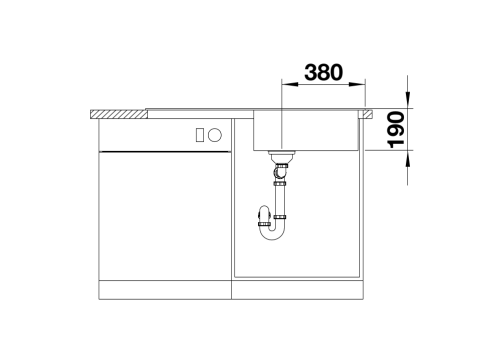 10.png Blanco Sity XL 6 S 525966 Keukenspoelbak Silgranit Zwart Inclusief Accessoires Lemon Onderbouw Of Opbouw