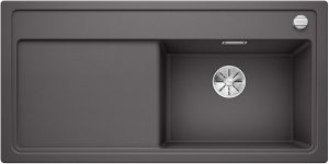 Blanco Zenar XL 6-S 523945 Rotsgrijs Keukenspoelbak Rechts Silgranit Inclusief Draaiknopbediening Inclusief Snijplank Onderbouw Of Opbouw