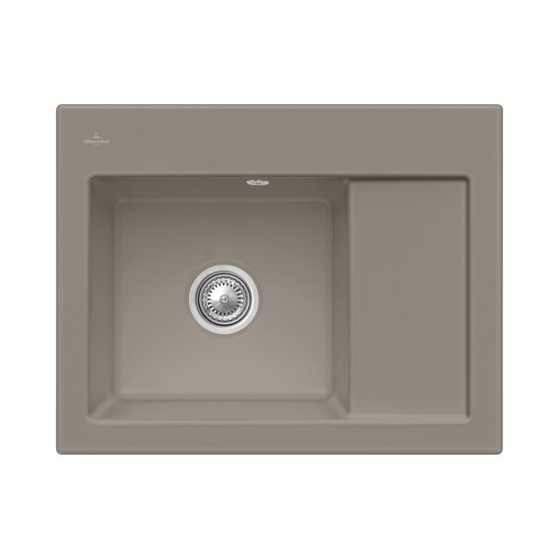 2-85-1.jpg Villeroy & Boch Subway 45 Compact Keukenspoelbak Keramiek Links Timber Opbouw