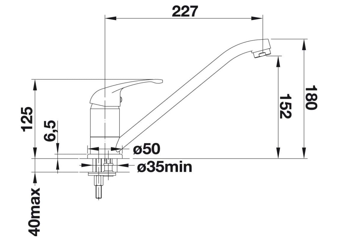 3-9-11.jpg Blanco Daras 526934 Eenhendel Keukenmengkraan Silgranit Vulkaangrijs