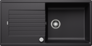 Blanco Zia XL 6 S 517558 Keukenspoelbak Silgranit Antraciet Inclusief Draaiknopbediening Omkeerbaar Opbouw