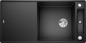 Blanco Axia III XL 6 S-F 523520 Enkele Keukenspoelbak Silgranit Antraciet Inclusief Draaiknopbediening Inclusief Houten Snijplank Omkeerbaar Vlakbouw Of Onderbouw