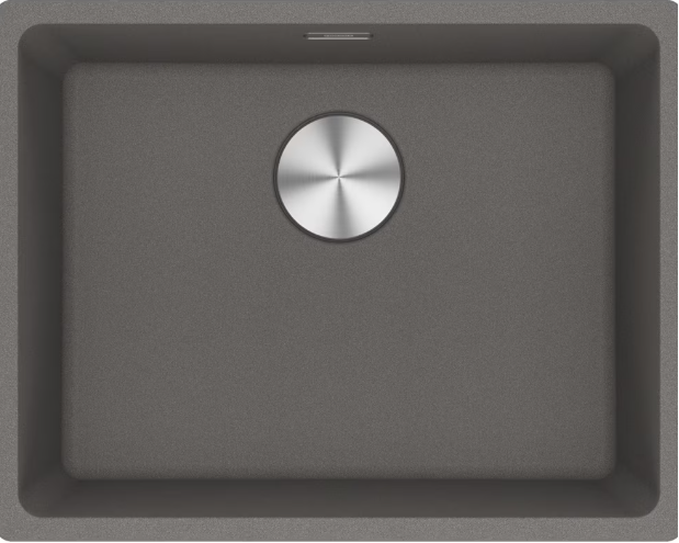 Franke Maris 110-52 MRG Fragranite 125.0697.322 Enkele Keukenspoelbak 52 x 40 Stone Grey Onderbouw 1250697322