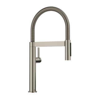 Blanco Culina-S Mini 527703 Eenhendel Keukenmengkraan Satin Platinum Met Uittrekbare Handdouche