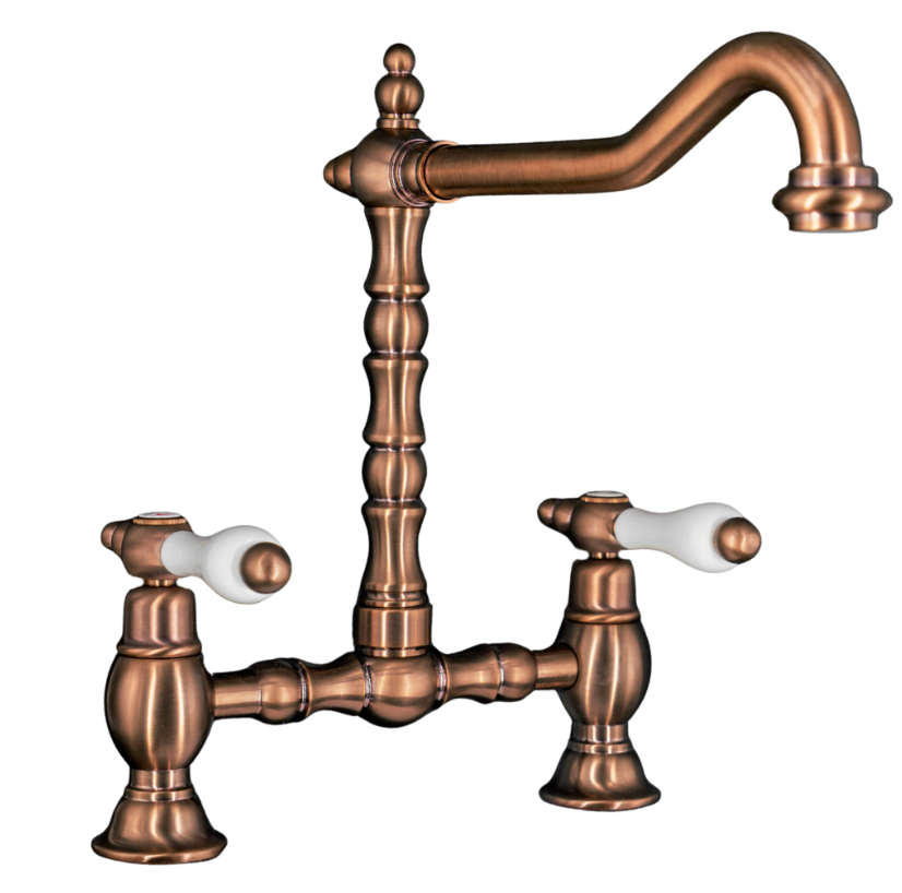 Cucina Italiano Praga Tweehendel Keukenmengkraan Nostalgisch Copper