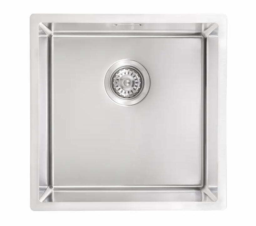 Trafinox Trente Keukenspoelbak 40 x 40 RVS Onderbouw - Vlakbouw - Opbouw