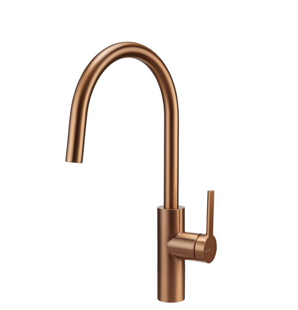 Laverno Verdon-Copper Eenhendel Keukenmengkraan Copper