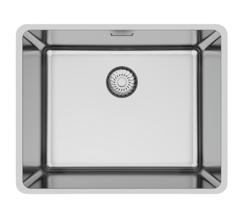 Caressi 50 x 40 CAPPMX50R20 Keukenspoelbak RVS Onderbouw – Vlakbouw – Opbouw